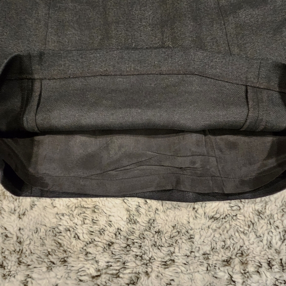 Gap SZ 6 100% Linen Black Career Sheath Dress With Matching Jacket Blazer - Picture 14 of 15